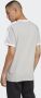Adidas Grijze 3-Stripes Tee Crew-Neck Shirt Gray Heren - Thumbnail 5