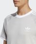 Adidas Grijze 3-Stripes Tee Crew-Neck Shirt Gray Heren - Thumbnail 7