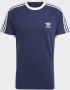 Adidas Originals 3-Stripes California T-Shirt Night Indigo- Heren Night Indigo - Thumbnail 4