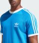 Adidas Originals Lichtblauw Adicolor Classics 3-Stripes T-shirt voor heren Blue Heren - Thumbnail 9
