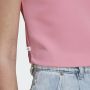 Adidas Originals Kort T-shirt met galonstrepen model 'CROPPED' - Thumbnail 5