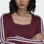 Adidas Originals Kort shirt met lange mouwen en logostrepen - Thumbnail 5