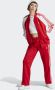 Adidas Originals Rode Sweatshirt met Ritssluiting en Contrasterende Mouwen voor Dames Rood Dames - Thumbnail 4