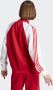 Adidas Originals Rode Sweatshirt met Ritssluiting en Contrasterende Mouwen voor Dames Rood Dames - Thumbnail 5