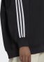Adidas Zwarte Oversize Crewneck Sweatshirt met 3 Strepen Black Dames - Thumbnail 5