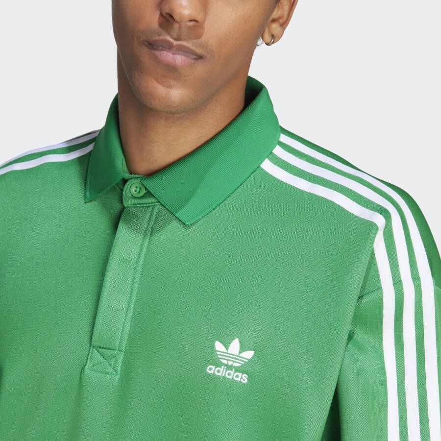 Adidas Originals Adicolor Classics+ Poloshirt met Lange Mouwen