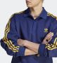 Adidas Originals Adicolor Plus Polo Longsleeve Trainingsjassen Kleding dark blue crew yellow maat: M beschikbare maaten:S M L - Thumbnail 5