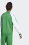Adidas Originals Groene Zip-Up Sweatshirt met Colorblock Mouwen Groen Heren - Thumbnail 4