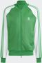 Adidas Originals Groene Zip-Up Sweatshirt met Colorblock Mouwen Groen Heren - Thumbnail 5