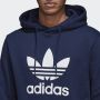 Adidas Originals Blauwe hoodie met maxi logo print Blue Heren - Thumbnail 5