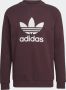 Adidas Lichtgewicht Crewneck Sweatshirt Schaduw Maroon Brown Heren - Thumbnail 5