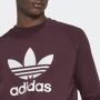 Adidas Lichtgewicht Crewneck Sweatshirt Schaduw Maroon Brown Heren - Thumbnail 6