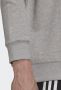 Adidas Klassieke Crewneck Sweatshirt Grijs Heather Wit Gray Heren - Thumbnail 3