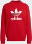 Adidas Rood Wit Lichtgewicht Crewneck Sweatshirt Red Heren - Thumbnail 5