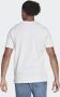 Adidas Trefoil Tee White Lilac T-shirt Regular Fit White Heren - Thumbnail 5