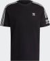 Adidas Sportieve Zwarte T-shirt met 3-Stripes Zwart Heren - Thumbnail 5