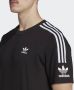 Adidas Sportieve Zwarte T-shirt met 3-Stripes Zwart Heren - Thumbnail 6