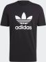 Adidas Originals Sportieve Zwarte T-shirt met Logo Print Zwart Heren - Thumbnail 4
