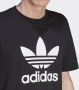Adidas Originals Sportieve Zwarte T-shirt met Logo Print Zwart Heren - Thumbnail 5