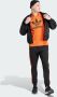 Adidas Originals Oranje Geribbelde Crew Neck T-Shirt voor Heren Oranje Heren - Thumbnail 2