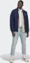 Adidas Originals Adicolor Trefoil Teddy Fleecejacke Truien Kleding blau maat: L beschikbare maaten:L - Thumbnail 4