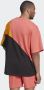 Adidas Colorblock Tee Heren T-shirt Zwart Oranje Multicolor Heren - Thumbnail 3