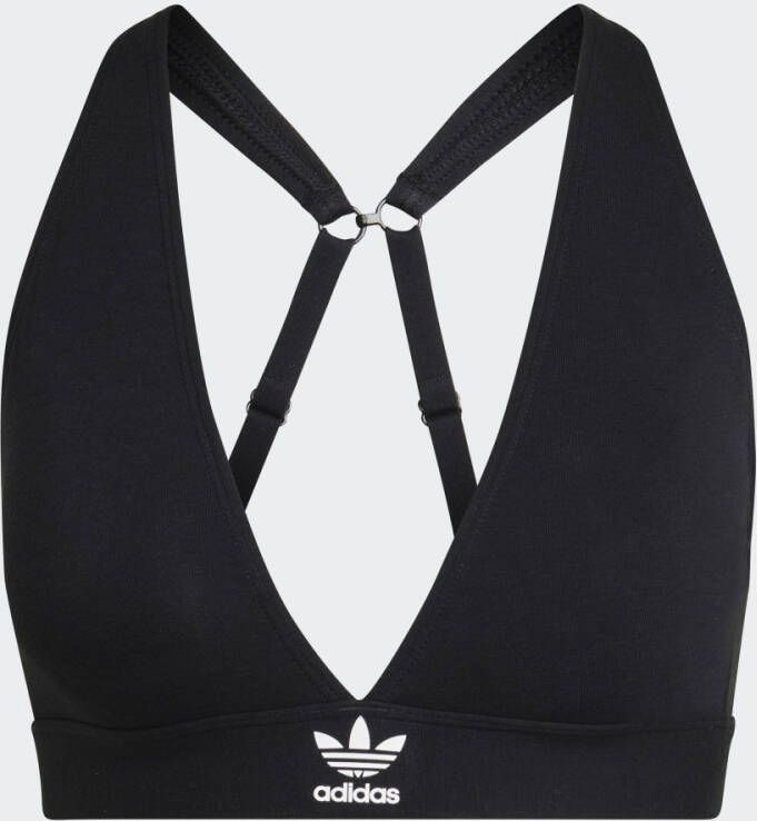 Adidas Originals Adicolor Comfort Flex Cotton Unlined Triangle Beha