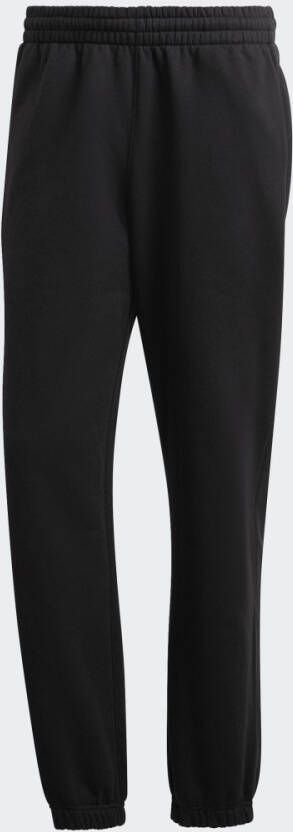 Adidas Originals Zwarte French Terry Sweatpants met Geborduurd Klaverblad Black Heren - Foto 5