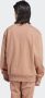 Adidas Gezellige Crewneck Sweatshirt met Fleece Voering Brown Heren - Thumbnail 4