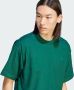 Adidas Originals Heren Groen Geribbelde T-shirt Green Heren - Thumbnail 6