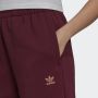 Adidas Bordeaux Sportieve Sweatpants Klassieke Pasvorm Red Dames - Thumbnail 4