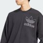 Adidas Originals Adicolor Outline Trefoil Sweatshirt - Thumbnail 4
