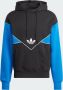 Adidas Originals Adicolor Next Hoodie Hoodies Heren black bluebird maat: XXL beschikbare maaten:S M L XL XXL - Thumbnail 5