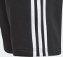 Adidas Originals Zwarte sportieve shorts met Trefoil-logo en 3 strepen Black - Thumbnail 4
