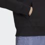 Adidas Zwarte Trefoil Hoodie Regular Fit Black Heren - Thumbnail 3