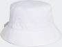 Adidas Originals Witte Bucket Hat met Trefoil Logo Borduursel White Unisex - Thumbnail 4