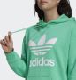 Adidas Vrouwen sweatshirt trf hoodie he6954 Groen Dames - Thumbnail 4
