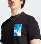 Adidas Originals Aventure Graphic T-Shirt Black- Heren Black - Thumbnail 5