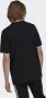 Adidas Zwarte Crew-Neck Tee met Logo Borduurwerk Black Heren - Thumbnail 3