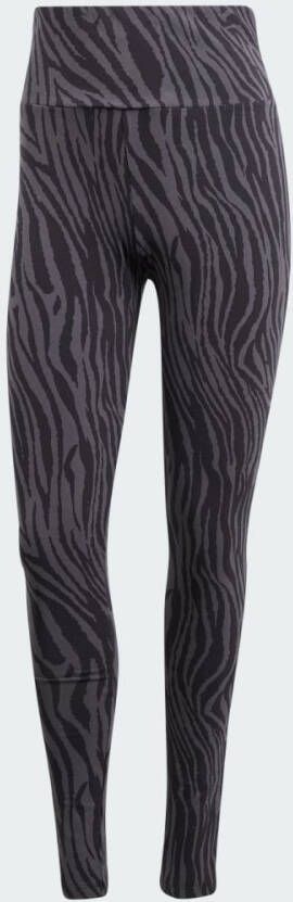 Adidas Originals Allover Zebra Animal Print Essentials Legging