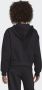 Adidas Originele en Moderne Hoodie met Vetersluiting Zwart Dames - Thumbnail 6