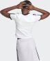 Adidas Originals Tweelaagse top met logo White Dames - Thumbnail 4