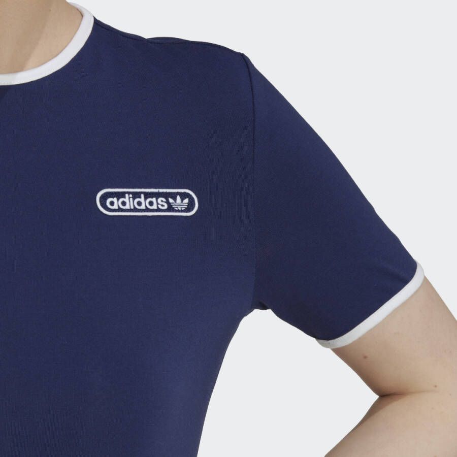 Adidas Originals Crop T-shirt met Biesjes