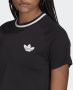 Adidas Originals Crop Top Rib T-shirt - Thumbnail 4