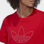 Adidas Originals Logoplay Cropped Tanktop T-shirts Kleding rot maat: XS beschikbare maaten:XS - Thumbnail 8
