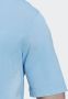 Adidas Blauw Wit Dye Tee Heren T-Shirt Blue Heren - Thumbnail 2
