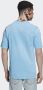 Adidas Blauw Wit Dye Tee Heren T-Shirt Blue Heren - Thumbnail 3