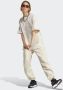 Adidas Originals Sportieve broek met losse pasvorm en geborstelde fleece Beige Dames - Thumbnail 6