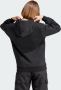 Adidas Originals Zwarte Oversized Hoodie met Geborduurde Bloemmotieven Zwart Dames - Thumbnail 4