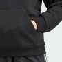 Adidas Originals Zwarte Oversized Hoodie met Geborduurde Bloemmotieven Zwart Dames - Thumbnail 6